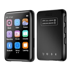 휴대용 세련된 MP3 음악 미디어 플레이어 USB 슈퍼 HiFi 지원 안드로이드 iOS, Full Metal Bluetooth, 16GB