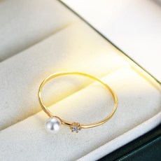 14k진주실반지