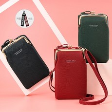 가죽미니크로스백