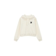 VOV 크롭트 로고 후드 티셔츠 7153140002