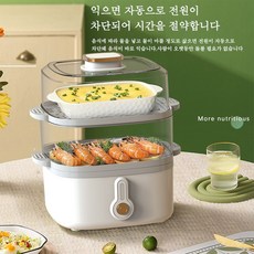 Aiiyya 다용도 전기찜기 분리형 멀티 달걀찜기 대용량 조식기, 1단