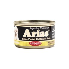 아리아스 강아지용 저지방 다이어트 캔 100g, 아리아스 저지방 캔 소고기 닭고기 100g, 10개