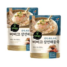 비비고 삼선해물죽, 450g, 2개
