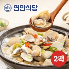 연안식당 시원칼칼 백합조개탕 630g 2팩, 2개