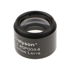 Zeyuan 1.25``/31.75mm 망원경 접안 렌즈 액세서리 용 M28.6 * 0.6 스레드가있는 2x 배율 바로우 렌즈 금속