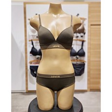 리바이스 바디웨어 무광 메쉬 자캬드 브라 헴팬티 세트 LSWBZ530PZ531KA