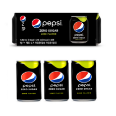 펩시제로 라임 245ml x 24캔, 24개, 240ml
