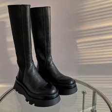 [DG] Zara DTM 여성 중간 튜브 가죽 가을/겨울 마틴 부츠