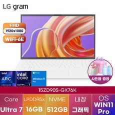 LG 그램15 15ZD90S-GX76K WIN11 신제품 대학생 인강용 업무용 사무용 포토샵 영상편집 고성능 가성비 노트북