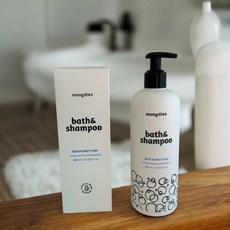 1+1 몽디에스 바디워시 앤드 샴푸 400ml+400ml 올인원 클렌저, 2개, 400ml