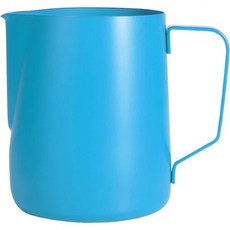 디아누 우유물감투수 찜질투수 에스프레소 스텐 커피저그 라떼아트컵 600ml 레드, Blue, Blue, 1개