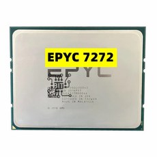 AMD EPYC 7272 CPU 7nm 12 코어 24 스레드 2.9GHz 64MB 120W 프로세서 소켓 SP3 서버 CPU 프로세서 EPYC7272