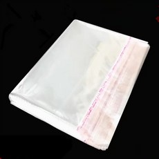 대형 OPP 투명 자체 접착 밀봉 플라스틱 포장 가방 재밀봉 가능 셀로판 OPP 신선 유지 가방 선물 가방