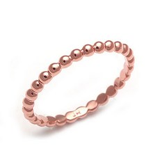 18K 반지 심플 2mm볼볼 반지 RSS23176