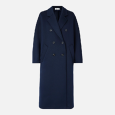 기타 [명품]여성 막스마라 23SS 네이비 더블 롱 코트 MADAME2 7210878983540828hq1725
