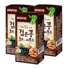 삼육두유 검은콩 호두아몬드 두유 190ml x 48팩