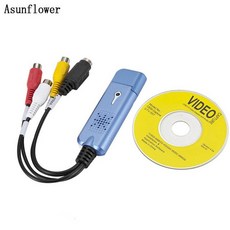 [해외] Easycap USB 2.0 Easy 캡 캡처 Card 영상수록 VHS to DVD DVR Converter (High) 저 (Quality Digital 어댑터 Vide, 상세내용표시
