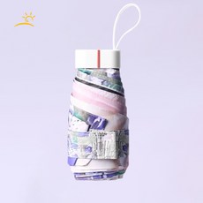 NUNUHANA 아름다운 꽃 휴대용 6단 미니 양산 겸용 우산 #304