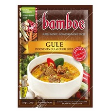 밤보 굴레 bumbu gulai 밤보에 굴라이 Indonesian Gulai Curry soup 인도네시아 카레 수프, 1개, 35g