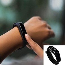 미라클다인 만보기 스포츠 손목 디지털 방수 남자 여자 전자 시계