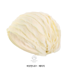 버섯언니 H29 레이스 사계절 착용 부드러운 엄마 터번 비니 여름 두건