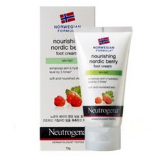 뉴트로지나 노르웨이젼 포뮬러 너리싱 노르딕 베리 풋 크림 75g 풋크림/핸드크림, 단일 색상/향