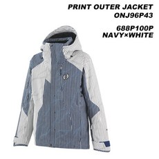 온요네 PRINT OUTER JACKET 23-24모델 스키복 재킷 ONJ96P43