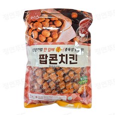 굿프랜즈 팝콘치킨 1000g, 1kg, 4개