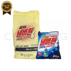 무궁화 하이타이 넘버원 세탁세제 (800g x 12개) 1포, 800g, 12개