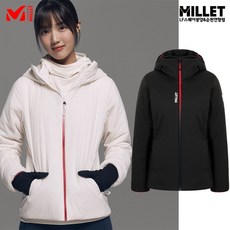 밀레 여성패딩자켓 디맥스 미들레이어 써모어 후드 초경량 MRTFJ502 P