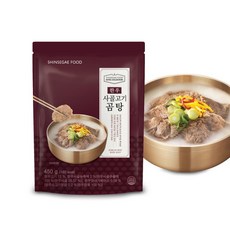 [신세계푸드 호텔컬렉션] 한우 사골 고기곰탕 10팩(팩당 450g), 450g, 10개 - 우리아이안심곰탕