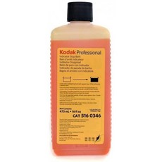 흑백 필름 및 종 이용 Kodak Indicator Stop Bath 8 갤런을 만들기위한 1 핀트 병., 단일옵션