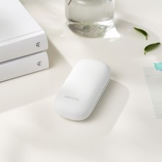 단미 조약돌 USB 충전식 손난로 보조배터리 5000mAh, 조약돌 화이트