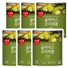 CJ 이츠웰 오이피클 슬라이스 3kg, 6개