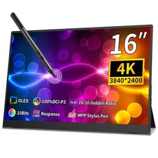 Magedok 16 Zoll 4k OLED 터치스크린 휴대용 모니터 3840 x 2400 - logicmoov