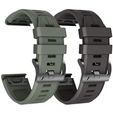 ancool 호환 로 fenix 3 보 밴드 부드러운 실리콘 스포츠 교체 를 5x/fenix 6x/fenix 6x pro/fenix 그 수치 plus/descent mk2i/d2