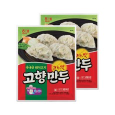 해태제과 고향만두 1.2kg 2봉 /냉동만두/대용량, 1