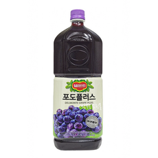 델몬트 포도플러스, 1.8L, 2개