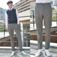 [지앤제이커머스] 교복몰 스판 그레이 교복바지(남자)