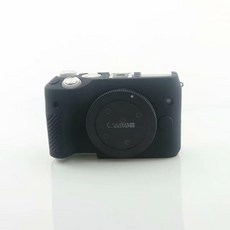캐논 eos m6 eosm6 카메라에 대한 새로운 부드러운 실리콘 케이스 보호 바디 스킨 가방 커버, Black