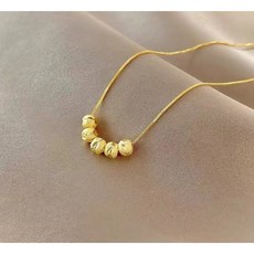 순금볼두줄목걸이