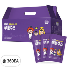 더존건강 더조은 바나나 사과 푸룬주스, 360개, 80ml