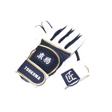 도코마 도쿠마 야구배팅장갑 양피배팅장갑 네이비화이트