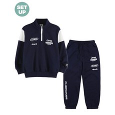  국내매장판 지프키즈 조거 셋업 체로키 블록코어 셋업_NAVY 1267492 