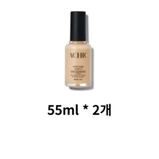 [1+1] 어시크 아티스트 퀸 커버핏 리퀴드 파운데이션 55ml, [파운데이션] #01 뉴트럴 바닐라, 2개