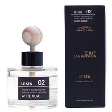 르라보차량용 르센 아로마 에센셜 자연을 닮은 차량용 방향제 2in1 디퓨저 100ml 블랙체리 1개