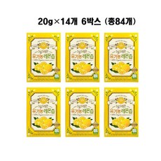 1일1레몬 100% 리얼착즙 레몬즙 20gX14포X6박스, 20g, 84개
