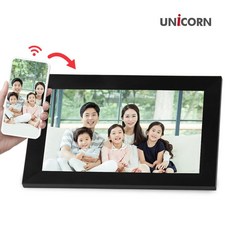 유니콘 LTD-1000TW 와이파이 터치 스마트 디지털액자 동영상 원격전송 무선업로드 자동회전가능, 선택1, 선택1
