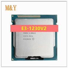 XEON E3-1230V2 프로세서 쿼드 코어 E3-1230 V2 8M 1600MHz LGA1155 TPD 69W CPU 3.30GHz E3 1230V2, 한개옵션0