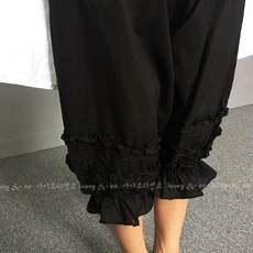 아이보리앤코 레노아 레이스 순면아사 롱 레이어드 속바지